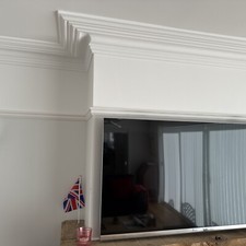 Picture Rail  White Primed MDF  44 x 18 x 5400mm