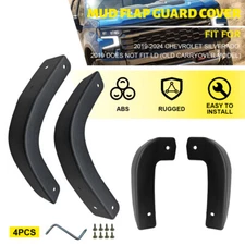 Front Rear Splash Mud Flap Guard Delete Cover For 2019-24 Chevy Silverado 1500