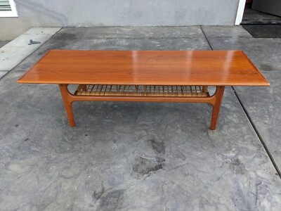 Mid Century Modern Vintage Teak Coffee Table by Trioh Møbler | eBay