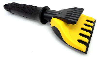 RainX Ice Scraper 11  Black &Yellow Heavy Duty Rubber Grip Firm Grip Handle