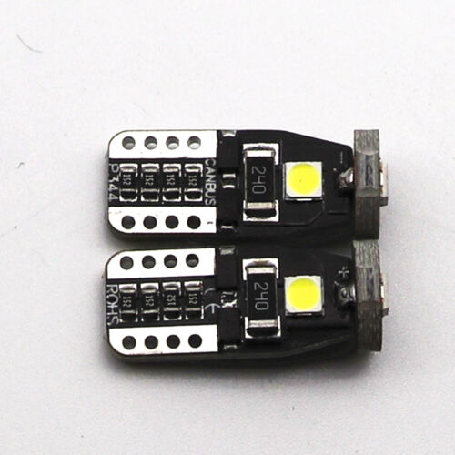 FOR 2016-2021 HONDA CIVIC SMOKED SIDE MARKER LAMP TURN SIGNAL LIGHT W/ LED BULBS - Picture 8 of 9