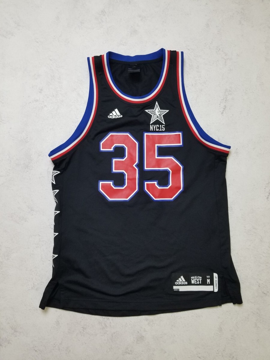 Kevin Durant adidas 2015 NBA All Star EUC Swingman Jersey Black M