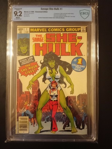 Savage She-Hulk #1 9.2 CBCS Newsstand 1st Appearance 1980 CGC