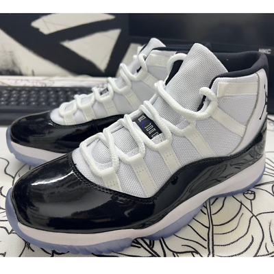 Air Jordan 11 ホワイト/ブラック Nike Air Jordan 11 Retro Playoff White Black Edge High Top