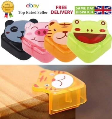 SAFE-O-KID® 4 Corner Protectors Baby edge safety cover soft guard Cupboard table Desk kids