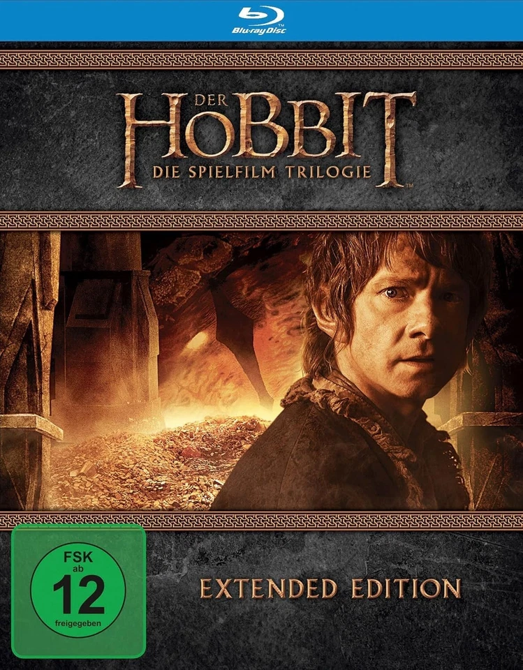 Der Hobbit - Teil: 1 - 3 - Extended Edition [9 Blu-ray's/NEU/OVP] Peter Jackson - Bild 2 von 4