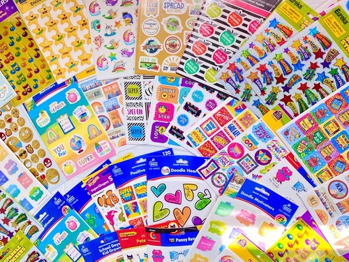 Huge Lot Stickers Kit Set Planner Craft Scrapbook Variety Of Themes | 1075+ Pcs. - Picture 12 of 21