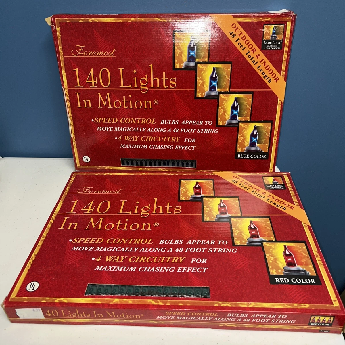 Christmas lights on sale in motion