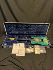 2020 Schecter USA Custom Shop PT Tele Guitar in Turquoise Buckeye Burl W/OHSC