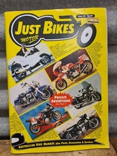 September 1989 Vintage Just Bikes Motor Magazine 137 Pages 