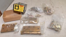 3 Stanley FBB199 bronze hinges & 5 vintage Corbin lock sets hardware tool lot