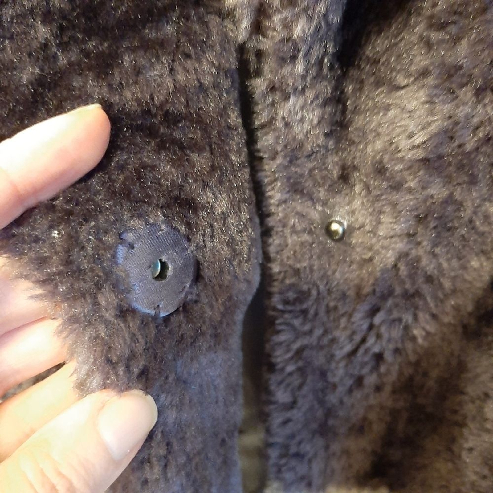 French Connection Coat Women's Small Faux Fur Col… - image 4