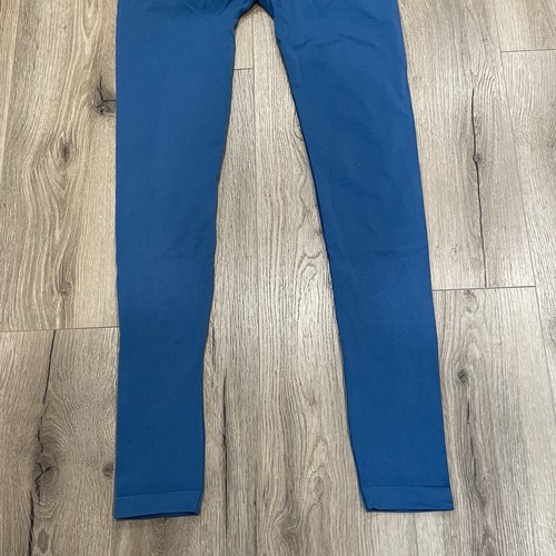 Gymshark Leggings nahtlos Größe Medium Blau Low-Mid Rise Fit Fitness Aktiv - Bild 4 von 7
