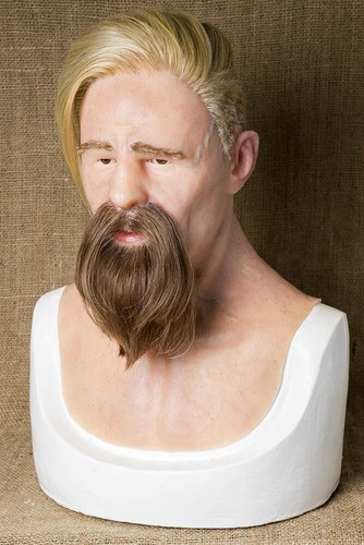 "John"" Fatta a mano, Maschera in silicone, Halloween, Prof alta qualità, NUOVO - Foto 3 di 34
