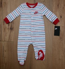 Nike Baby Boy Coverall  White, Red  Blue 