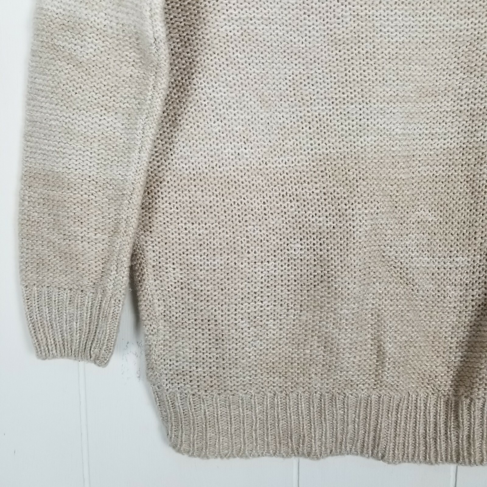 Poof Excellence Sweater Size Small Women Cream Ta… - image 8