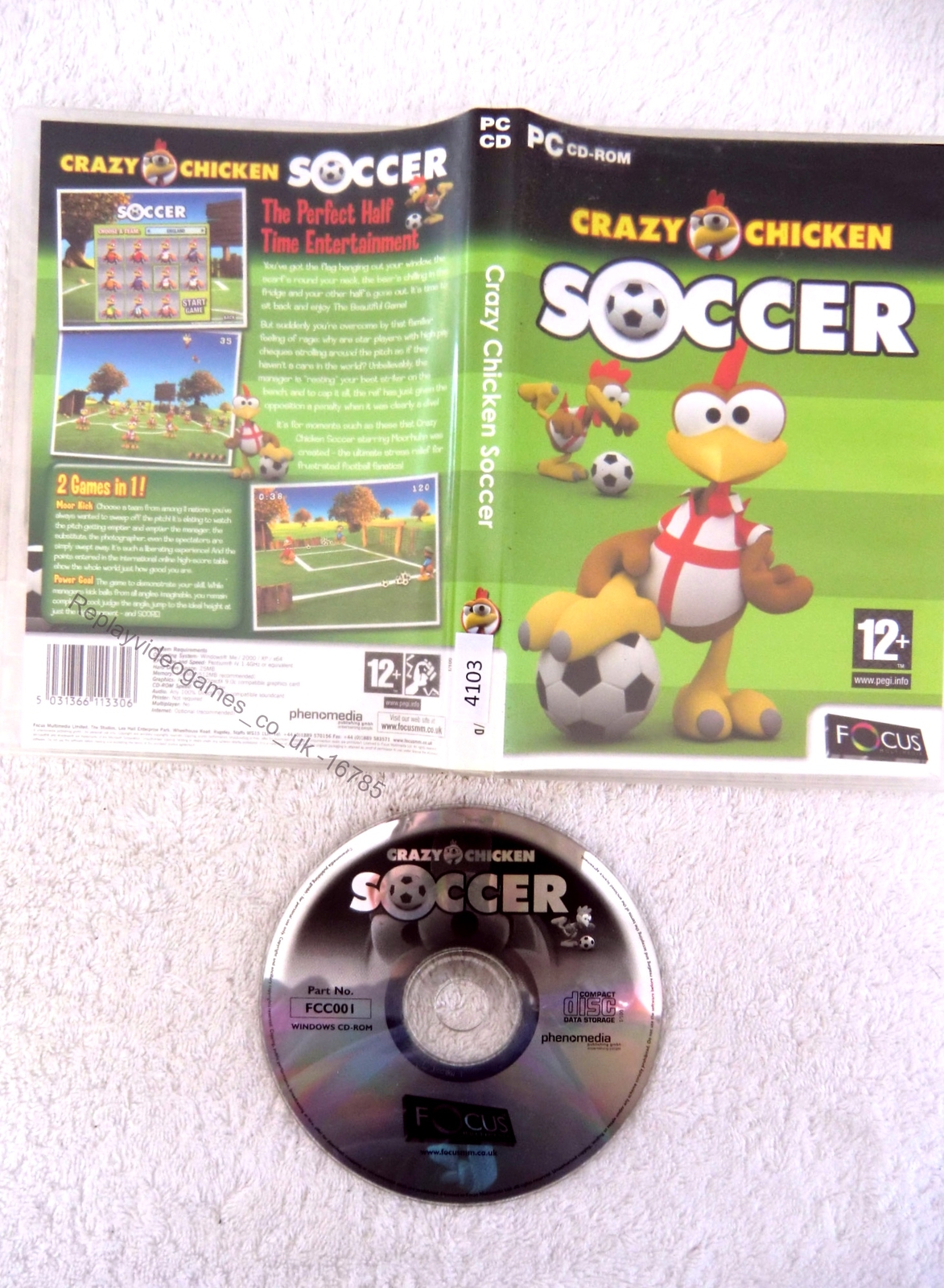 16785 - Crazy Chicken Soccer - PC () Windows XP FCC001/D
