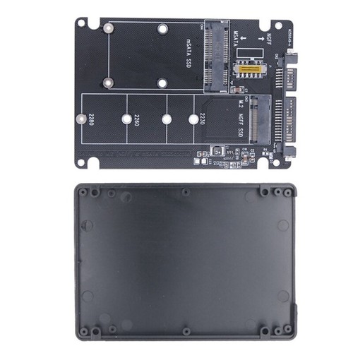 Efficient M.2 NGFF/MSATA To SATA3 Disk Converter, Double SSD Slots With No Chip - Afbeelding 9 van 10
