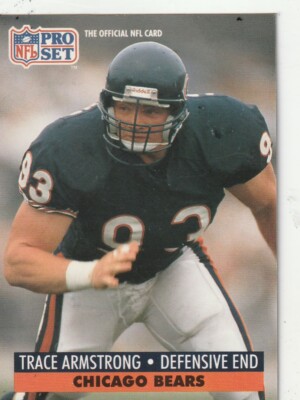 FREE SHIPPING-MINT-1991 Pro Set Trace Armstrong #452 BEARS PLUS BONUS CARDS