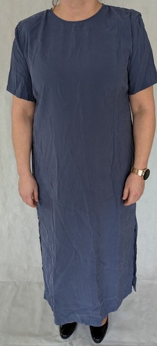 Asos Design Damen Maxi-Kleid Blau Gr.42 Neu mit 2 Schlitz - Bild 2 von 4