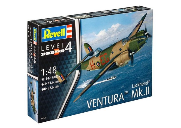 04946 1:48 Lockheed Ventura Mk.Ii Revell Modellbausatz Flugzeug Bausatz Neu-image