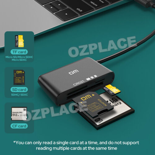 All in One Multi Memory High Speed Card Reader USB 3.0 Adapter For SD TF CF - Picture 4 of 9