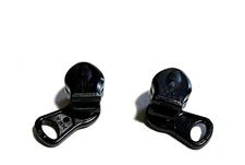 25 Pack Metal Sliders Non-Locking Short Single Pull Black   # 10VFDFW