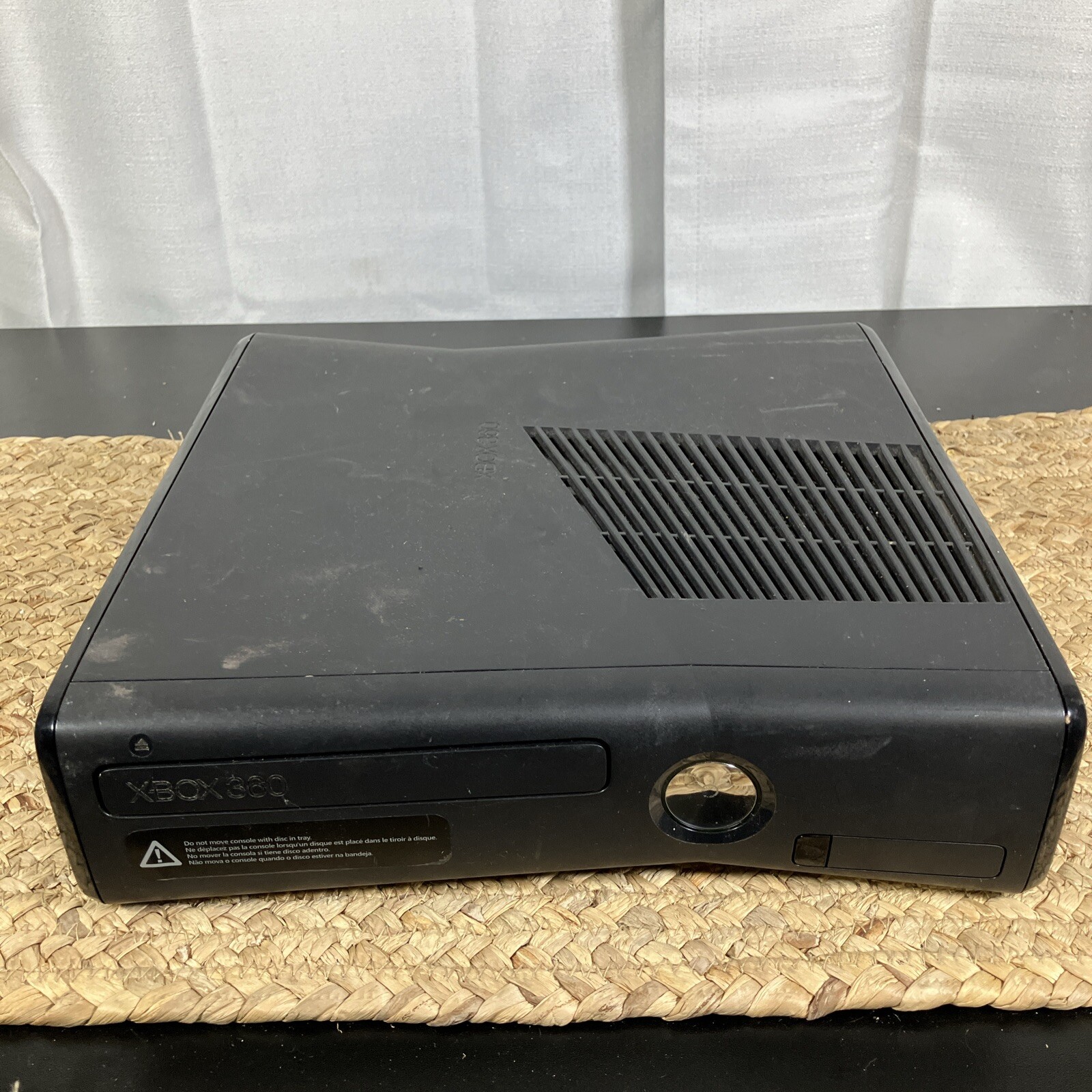 Microsoft Xbox 360 S Black (1439) (Console Only) No Hard Drive
