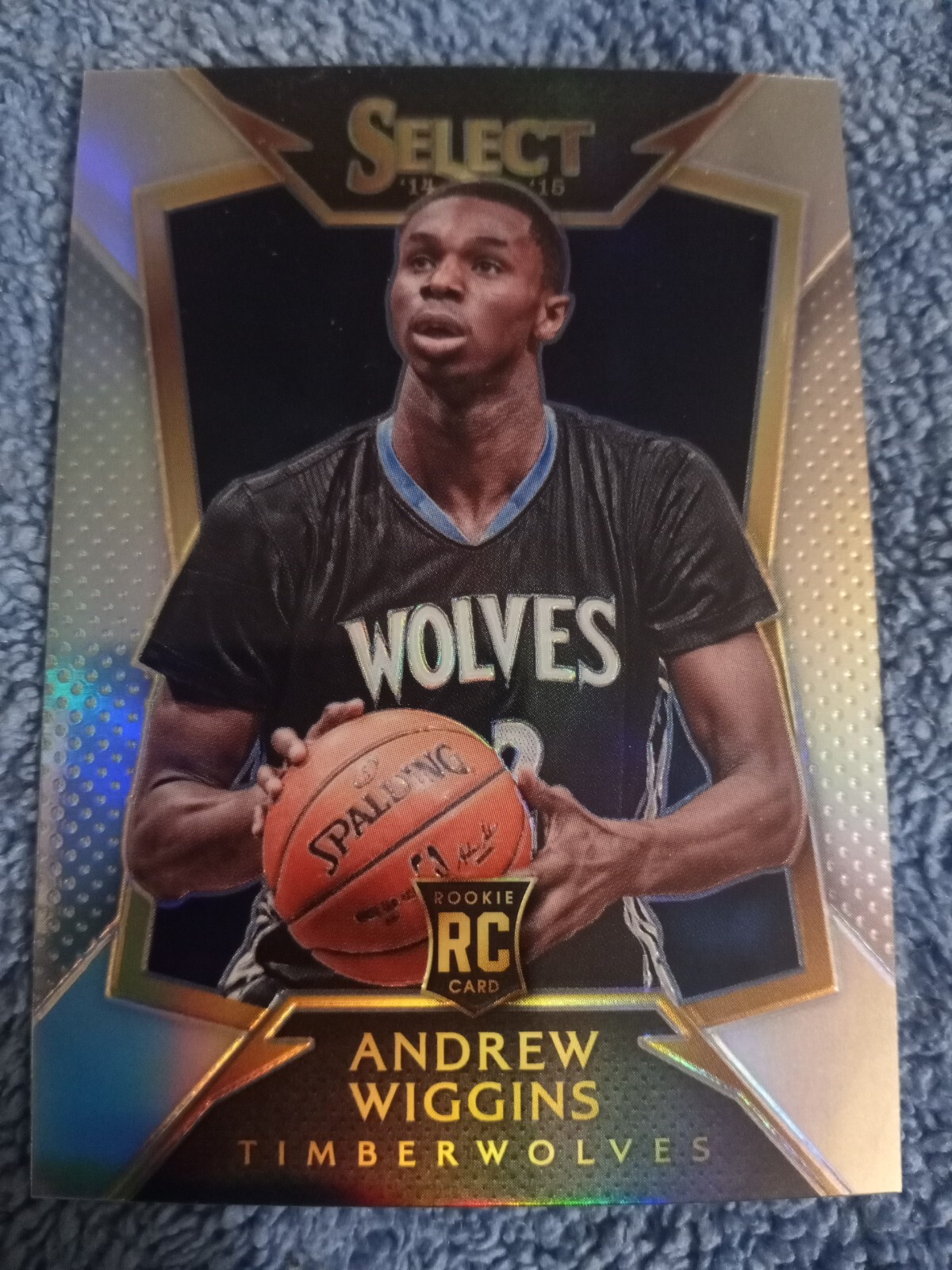 2014-15 Panini Select NBA Andrew Wiggins #100 RC Silver Prizm Refractor