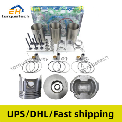 Overhaul Rebuild Kit for Yanmar 3TNV88  Engine John Deere 27D 35D 35G F1565 2720