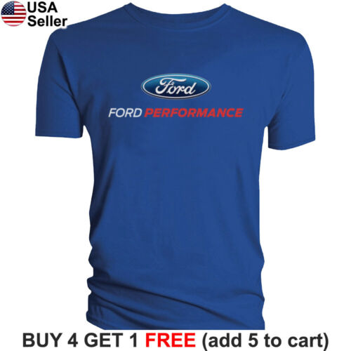 T-shirt Ford Performance sportiva Mustang GT ST Cobra Racing F150 F-150 camion BFD03 - Foto 11 di 20
