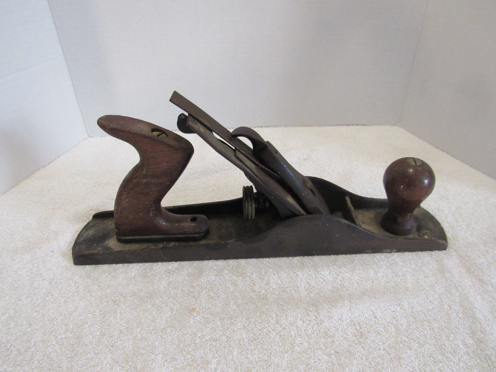 Vintage Fulton Hand Jack Plane USA Wood Handles 14" Inch Long 2 Handed eBay