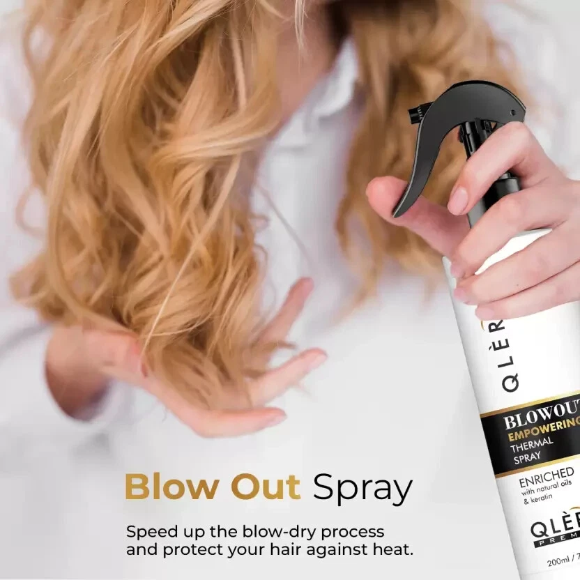 Empowering Blowout Heat Protectant Spray for Smooth Shine&Silky Hair Spray 200ml - Image 4 of 4
