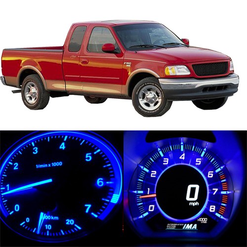 Blue Instrument Dash Cluster Panel Light Bulbs LED Set for 2004-2008 Ford F-150 - Picture 4 of 7