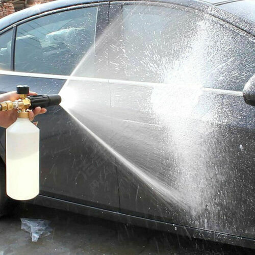 1/4" Snow Foam Lance Cannon Soap Bottle Sprayer Pressure Washer Gun Jet Car Wash - Picture 7 of 27