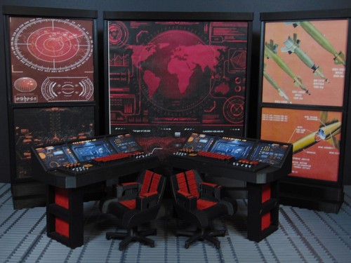 Custom 1:12 Scale Cobra Mission Control Diorama Prop for 6" GI JOE Classified - Bild 9 von 18
