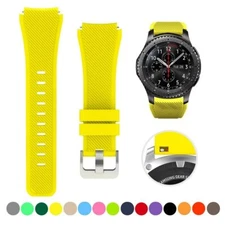 22mm Silicone Sport Strap For Samsung Galaxy Watch 3 45mm/46mm Watch Band