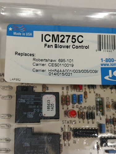 ICM CONTROLS ICM275C FAN BLOWER CONTROL BOARD - Picture 2 of 5