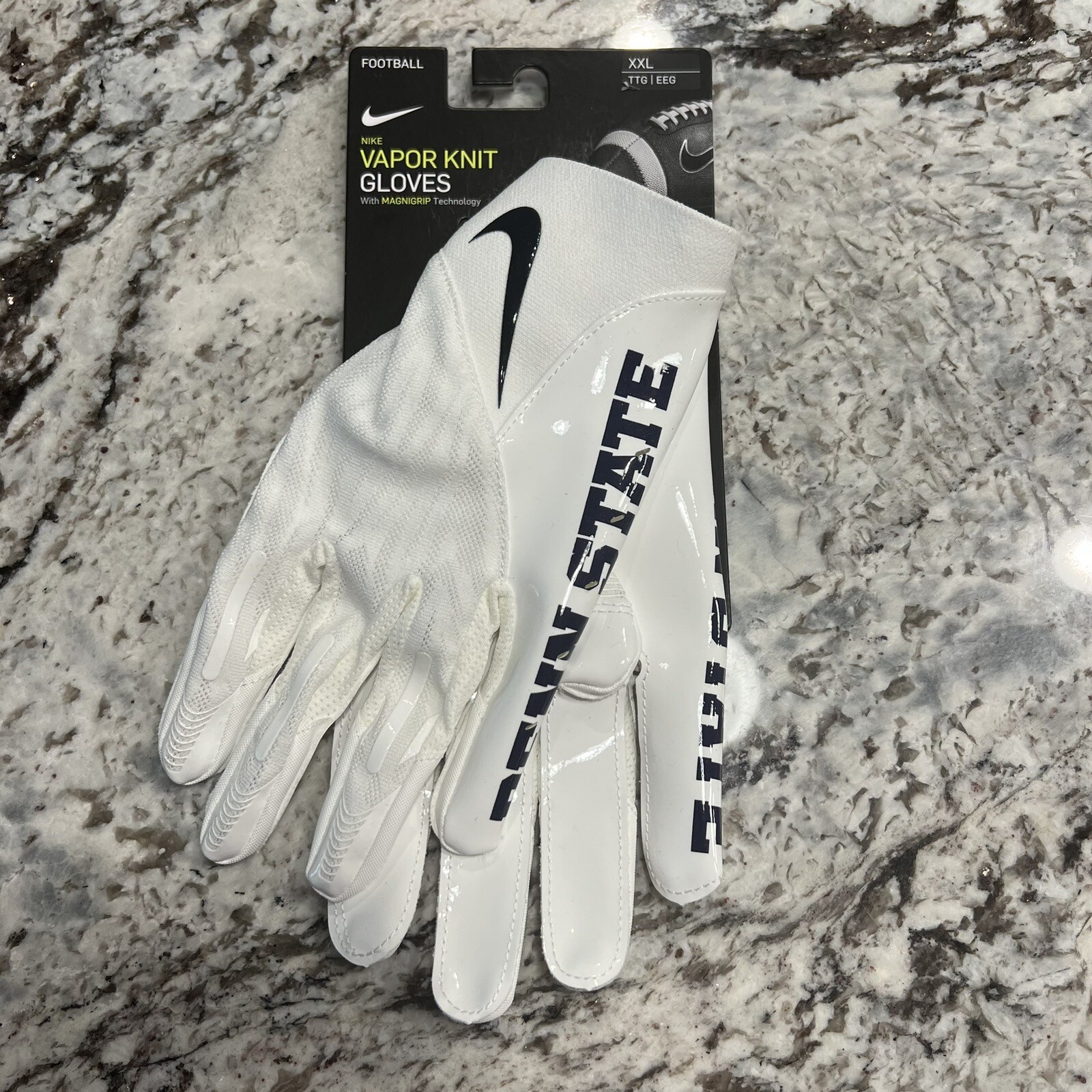 Nike Vapor Knit Penn State Football Gloves Size XXL for sale online eBay