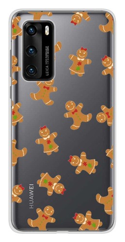 Coque en silicone imprimée compatible Huawei P40 Pain d'épice - Imagen 1 de 3