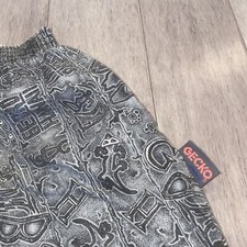 Vtg 80s 90s Parachute Pants GECKO Hawaii Surf MC Hammer Fresh Prince Gym Mens XS