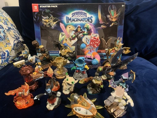 Skylanders Lot Bundle BOX, Pain Yatta, Short Cut, Trailblazer, Barbella, Jetvac￼