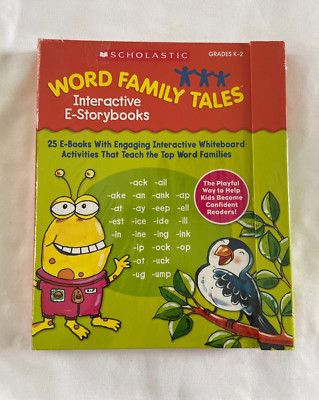 Word Family Tales Interactive E-Storybooks: 25 E-books w/ Interactive Whiteboard