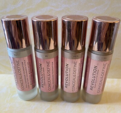 Revolution Conceal and Define Foundation Farbton wählbar F0, F1, F5.5, F6
