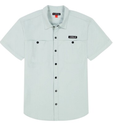 Airwalk Men's Size M Woven Button Down Shirt Pockets, New Without Tag