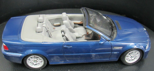 BMW Kyosho 1:18 scale M3 Cabriolet blue car series Diecast convertible - Picture 4 of 6