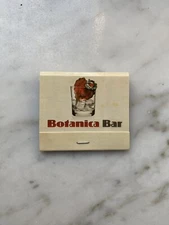 Botanica Bar, New York City, Full Classic Unstruck Matchbox