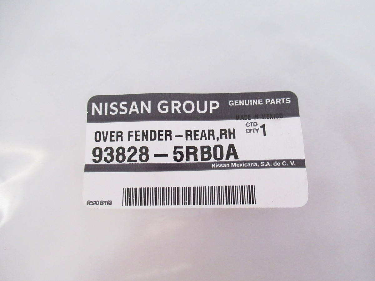 ＊マニア必見！ LABELS AND TAGS Genuine OEM Nissan 90818-9NG0A Back Door Trunk Finisher Assy