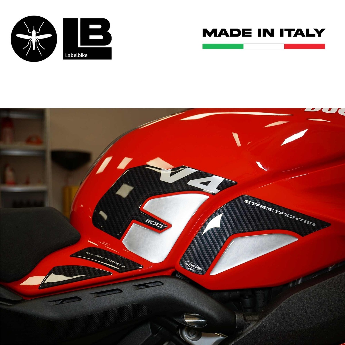 Autocollant Moto 3D Compatibles Avec Aprilia Tuono-RS 660 2020-2026 Réservoir
