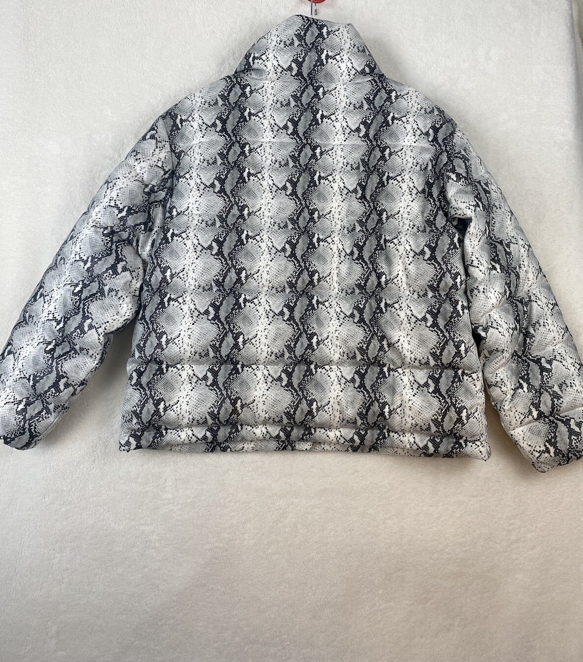 Noize Womens Jozy White Python Puffer Winter Coat… - image 8